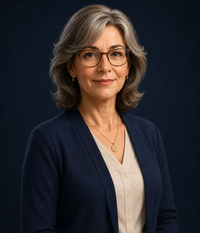 AI-generated portrait representing Margaret, the My Genealogist Drovaris Advisor